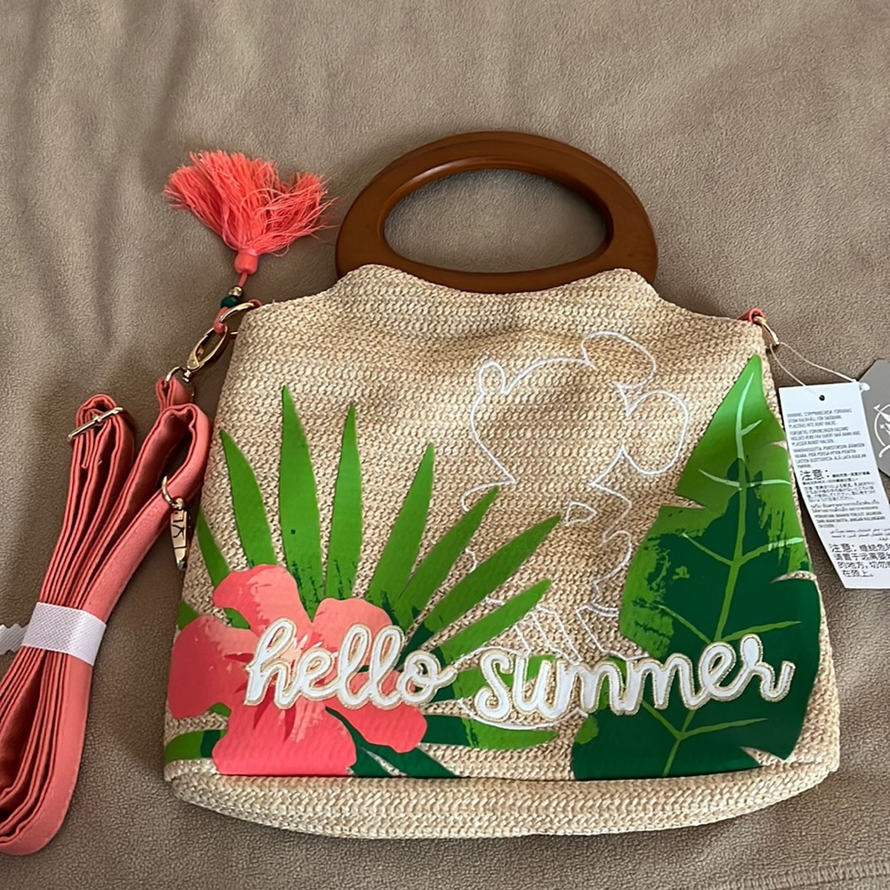 Mickey Mouse straw bag